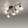 Leuchten Direkt lights LOKI ceiling light LED black, 6-light sources