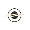 Leuchten Direkt lights KORSA ceiling light LED gold, black, 1-light source