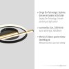 Leuchten Direkt lights KORSA ceiling light LED gold, black, 1-light source