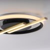 Leuchten Direkt lights KORSA ceiling light LED gold, black, 1-light source