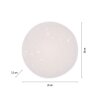 Leuchten Direkt lights URANUS ceiling light LED white, 1-light source