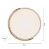 Leuchten Direkt lights BILA ceiling light LED white, 1-light source