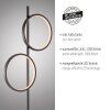 Leuchten Direkt lights RITUS floor lamp LED black, 2-light sources