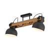 Leuchten Direkt lights 2.0 ceiling light LED brown, black, 2-light sources