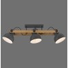 Leuchten Direkt lights 2.0 ceiling light LED brown, black, 3-light sources
