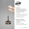 Paul Neuhaus lights Irides pendant light LED brown, 3-light sources