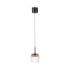Paul Neuhaus Q-Serie Q-Kon pendant light LED brown, 1-light source, Remote control