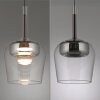Paul Neuhaus Q-Serie Q-Kon pendant light LED brown, 1-light source, Remote control