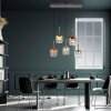 Paul Neuhaus Q-Serie Q-Kon pendant light LED brown, 5-light sources, Remote control
