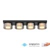 Paul Neuhaus lights Rika ceiling light LED black, 4-light sources