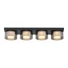 Paul Neuhaus lights Rika ceiling light LED black, 4-light sources