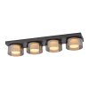 Paul Neuhaus lights Rika ceiling light LED black, 4-light sources