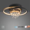 Paul Neuhaus lights Rotazo ceiling light LED gold, black, 1-light source