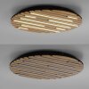 Paul Neuhaus Q-Serie Q-Akustik wall and ceiling light LED brown, black, 1-light source, Remote control