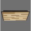 Paul Neuhaus Q-Serie Q-Akustik wall and ceiling light LED brown, black, 1-light source, Remote control