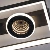 Paul Neuhaus lights Traforo ceiling light LED black, 1-light source, Remote control
