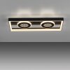 Paul Neuhaus lights Traforo ceiling light LED black, 1-light source, Remote control