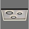 Paul Neuhaus lights Dune ceiling light LED black, 1-light source, Remote control