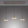 Paul Neuhaus lights Vitrum pendant light LED brown, 6-light sources