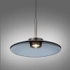 Paul Neuhaus lights E-Moon pendant light LED grey, 2-light sources, Remote control