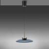 Paul Neuhaus lights E-Moon pendant light LED grey, 2-light sources, Remote control