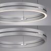 Paul Neuhaus lights E-Loop pendant light LED silver, 2-light sources, Remote control