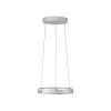 Paul Neuhaus lights E-Loop pendant light LED silver, 2-light sources, Remote control