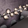 Paul Neuhaus lights E-Popup pendant light LED grey, 18-light sources, Remote control