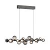Paul Neuhaus lights E-Popup pendant light LED grey, 18-light sources, Remote control