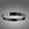 Paul Neuhaus lights E-Clipse pendant light LED grey, 2-light sources, Remote control