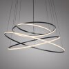 Paul Neuhaus lights Rings pendant light LED grey, 1-light source, Remote control