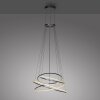 Paul Neuhaus lights Rings pendant light LED grey, 1-light source, Remote control