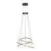 Paul Neuhaus lights Rings pendant light LED grey, 1-light source, Remote control
