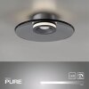 Paul Neuhaus lights Moon ceiling light LED grey, 2-light sources