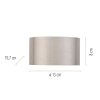 Paul Neuhaus lights Clipse wall light LED silver, 2-light sources