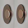 Paul Neuhaus lights Moon wall light LED bronze, 1-light source
