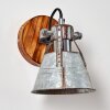 BERKELEY Wall Light dark brown, galvanized, 1-light source