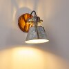 BERKELEY Wall Light dark brown, galvanized, 1-light source