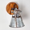 BERKELEY Wall Light dark brown, galvanized, 1-light source