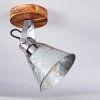 BERKELEY Ceiling Light dark brown, galvanized, 1-light source