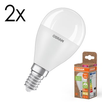 Osram lights E14 7.5 Watt warm white 806 Lumen
