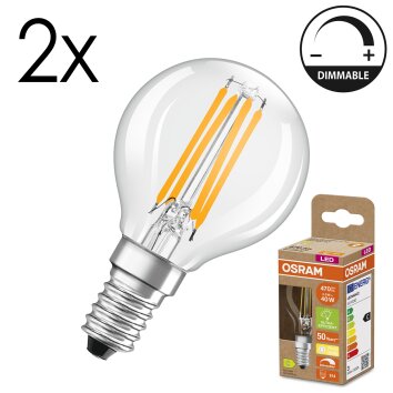 Osram lights E14 LED 2.9 Watt warm white dimmable 470 Lumen