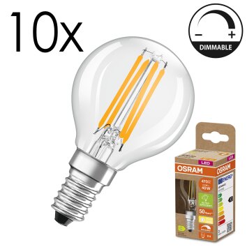 Osram lights E14 LED 2.9 Watt warm white dimmable 470 Lumen