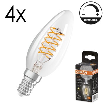 Osram lights E14 LED 4.8 Watt warm white dimmable 470 Lumen