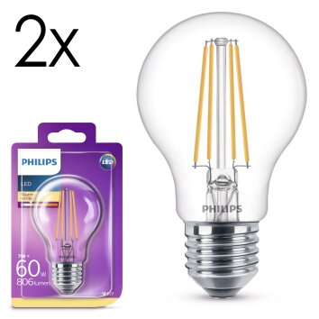Philips Lights E27 LED 7 Watt warm white 806 Lumen