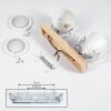 HERFORD Ceiling Light, 2-light sources