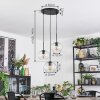 Apedo hanging light, pendant light, Cluster pendant lamp clear, 3-light sources