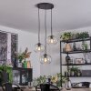 Apedo hanging light, pendant light, Cluster pendant lamp clear, 3-light sources