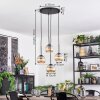 Koyoto hanging light, globe light, Cluster pendant lamp Amber, 4-light sources