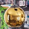 Koyoto hanging light, globe light, Cluster pendant lamp gold, 4-light sources